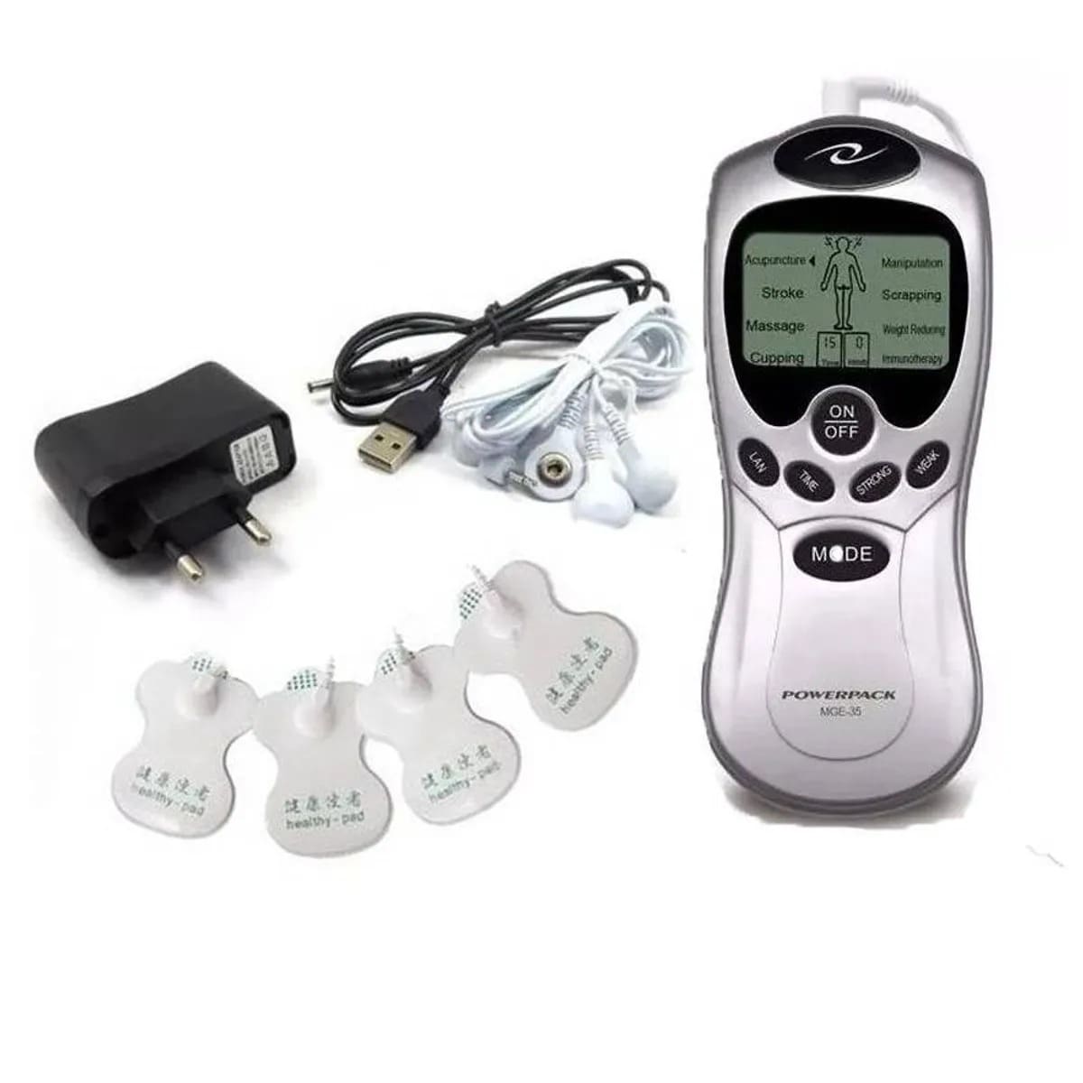 ELECTROESTIMULADOR / MASAJEADOR TEENS – 4 PARCHES ⚡