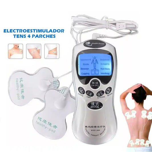 ELECTROESTIMULADOR / MASAJEADOR TEENS – 4 PARCHES ⚡