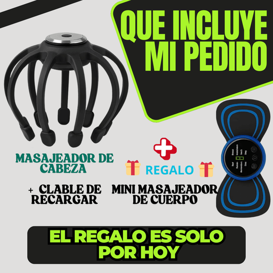 Masajeador de Cabeza + Regalo 🎁