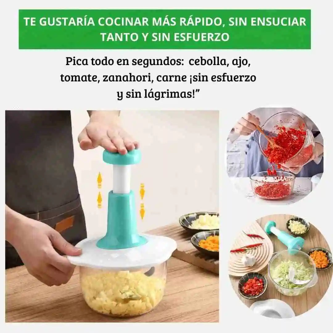 Picador Manual Multifuncional de 4 aspas +🎁spray para aciete