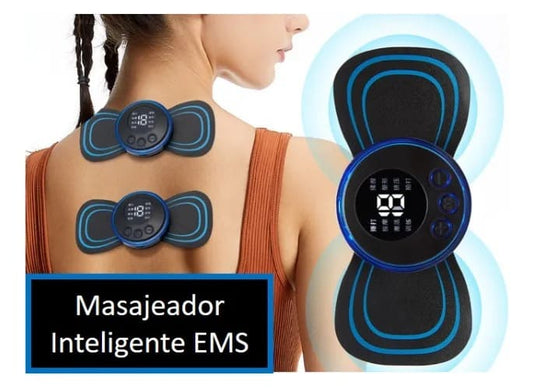 MINI MASAJEADOR “MARIPOSA” DE PULSO EMS – CUELLO,Y CUERPO COMPLETO🦋
