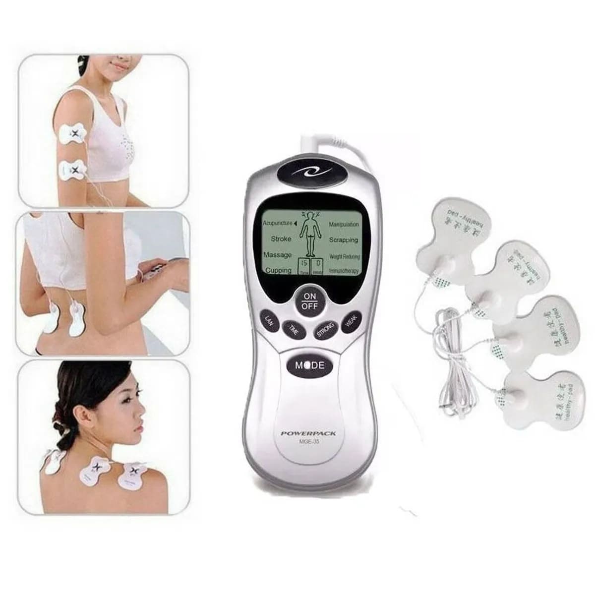 ELECTROESTIMULADOR / MASAJEADOR TEENS – 4 PARCHES ⚡